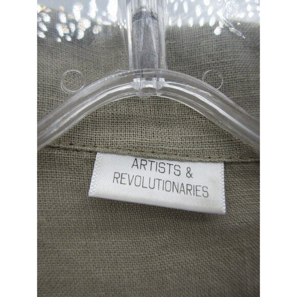 Artists & Revolutionaries Top OS Linen Blouse Peasant Lagenlook * - Picture 10 of 11